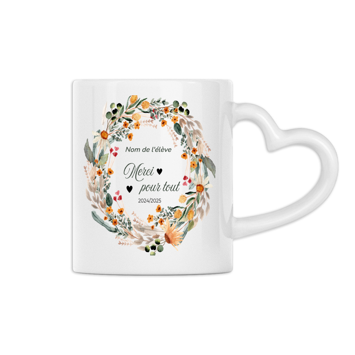 Heart-Shaped Mug - Cadeau idéal pour maîtres et maîtresses – Image 2