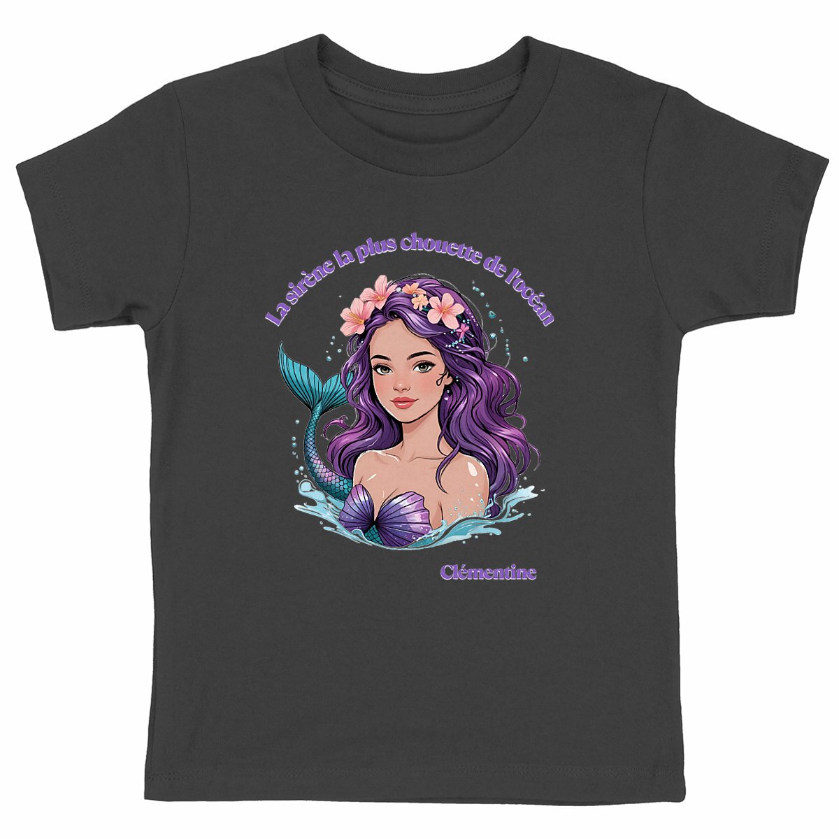 Heavyweight kids T-shirt - Filles Sirènes – Image 2