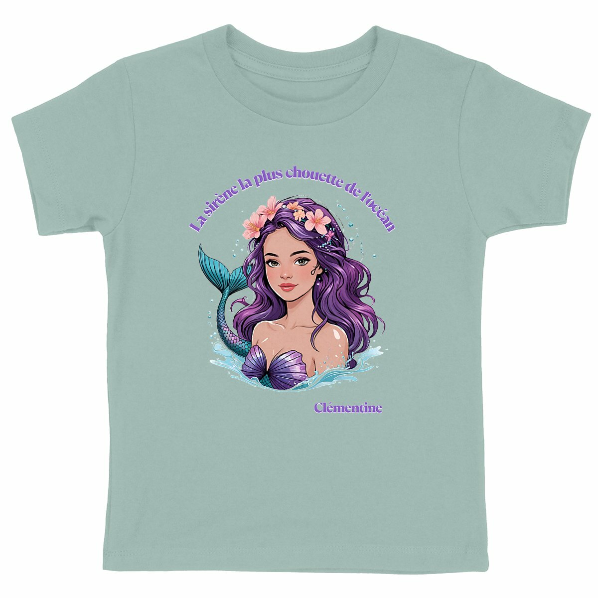 Heavyweight kids T-shirt - Filles Sirènes – Image 6