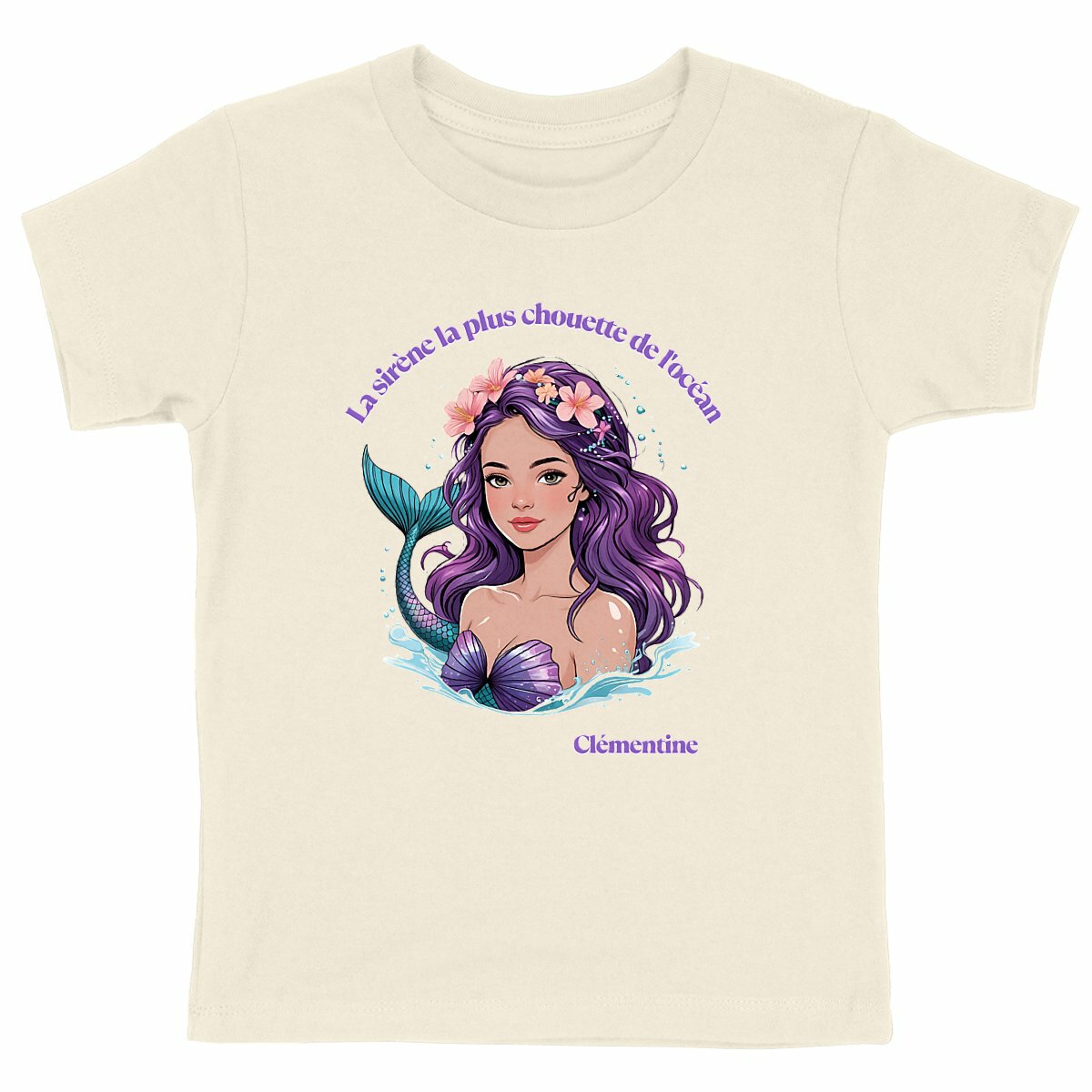 Heavyweight kids T-shirt - Filles Sirènes – Image 5
