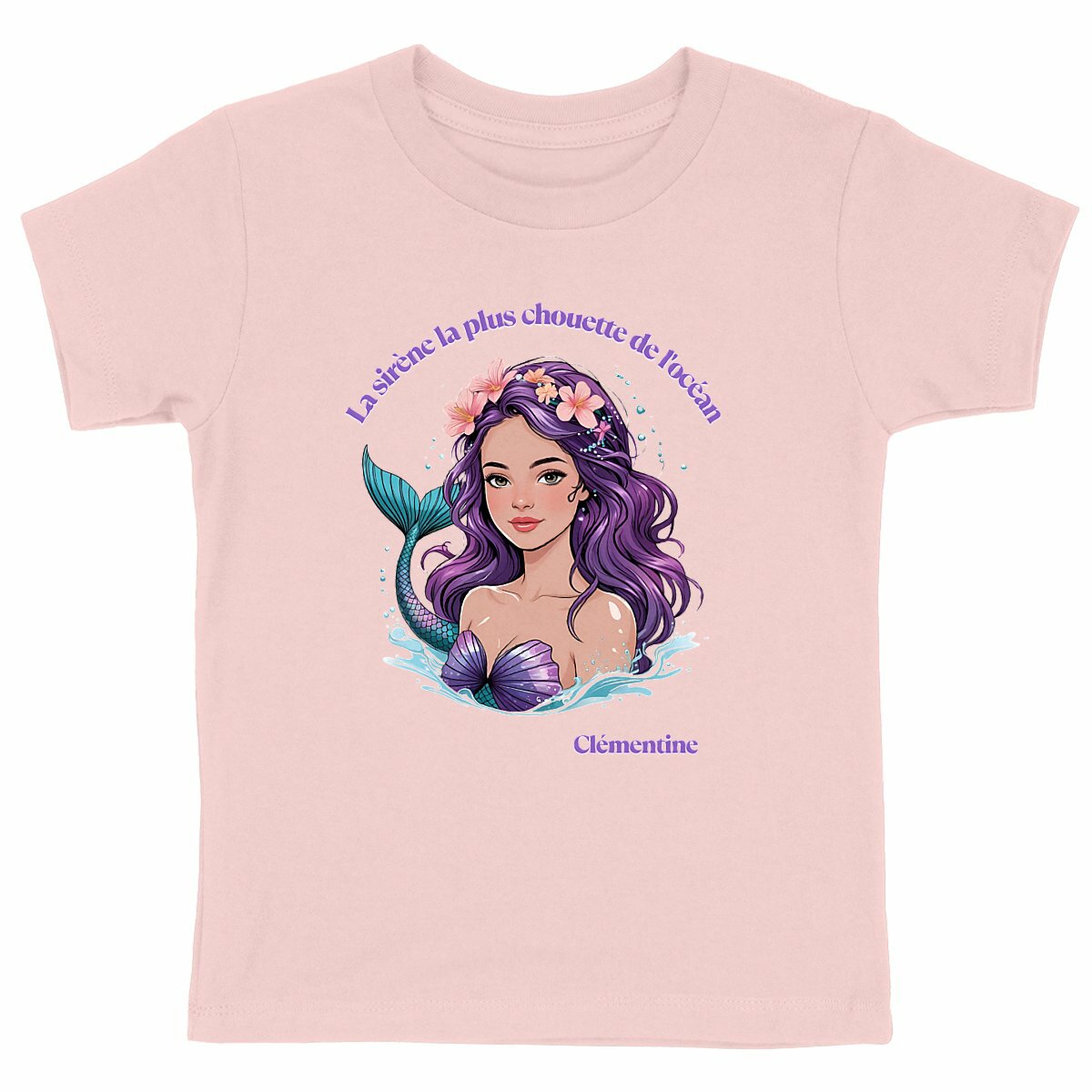 Heavyweight kids T-shirt - Filles Sirènes – Image 4