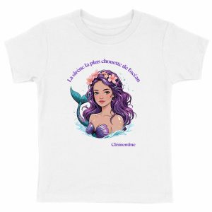 Heavyweight kids T-shirt - Filles Sirènes