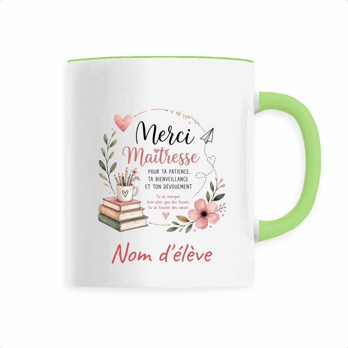 Mug Céramique "Merci Maîtresse" – Double Impression