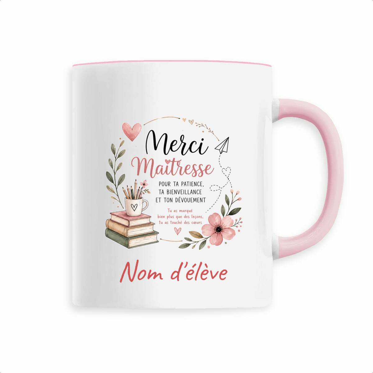 Mug Céramique "Merci Maîtresse" – Double Impression