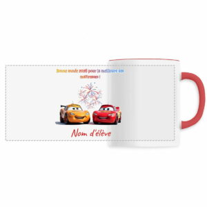 Mug “Merci Maîtresse” – Design voiture personnalisé