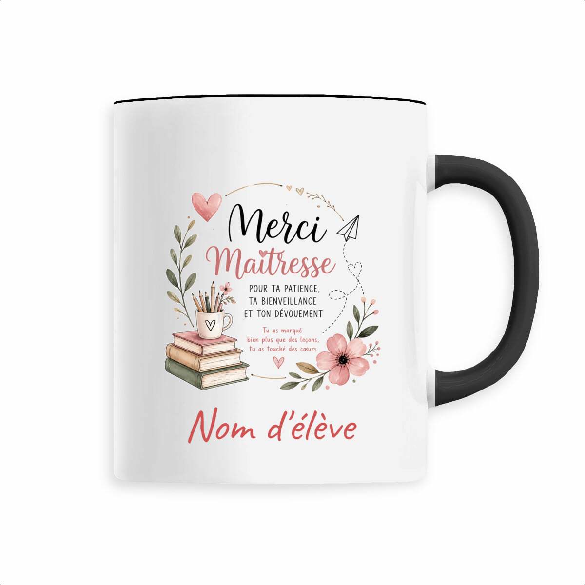 Mug Céramique "Merci Maîtresse" – Double Impression