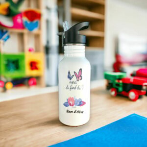 Gourde en acier inoxydable - Cadeau parfait pour maîtresse
